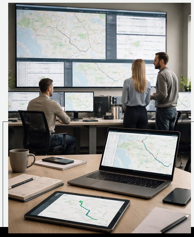 Трекинг грузов и Fleet Management, мониторинг автопарка в Хабаровске